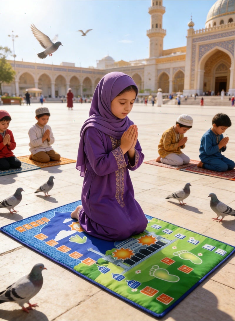 Smart Electronic Prayer Mat for Kids : Interactive, Touch Sensitive, Soft & Washable with 10 Languages for Islamic Children’s Prayer​ Mug - Image 1